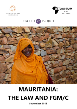 Mauritania: The Law and FGM/C (2018, English)